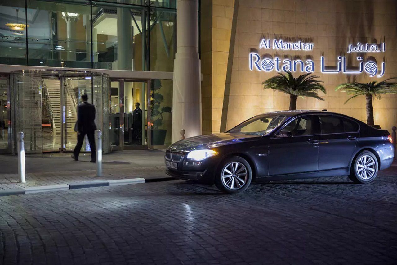 ไฮแอท รีเจนซี อัลกูต มอลล์ Hotel Kuwait City ภายนอก รูปภาพ Entrance of the hotel